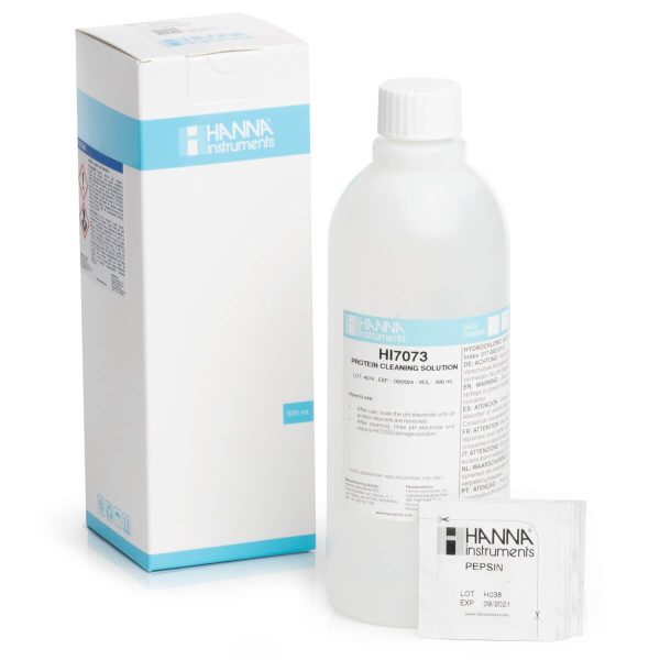 Solución limpiadora para proteínas, frasco de 500 mL HANNA HI7073L