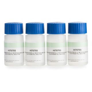 Solución electrolítica de relleno de KNO3 1.7 M, KCl 0.7 M (30 mL x 4) HANNA HI7075