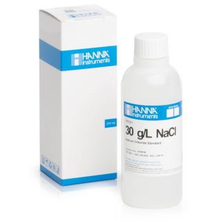 Solución estándar a 30 g / L de NaCl, frasco de 230 mL HANNA HI7081M