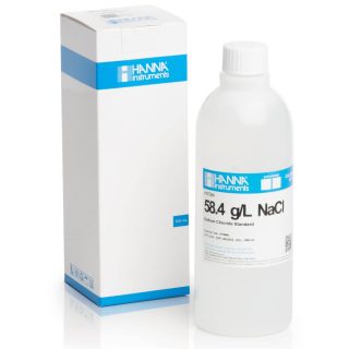 Solución estándar a 58.4 g / L NaCl, frasco de 500 mL HANNA HI7084L