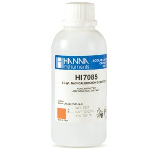 Solución estándar de 0.3 g/L de NaCl (230 mL) HANNA HI7085M