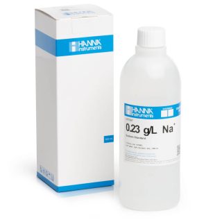 Solución estándar de sodio (Na+) de 0.23 g/L, 500 mL HANNA HI7087L