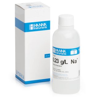 Solución estándar a 0,23 g / L Na +, frasco de 230 mL HANNA HI7087M