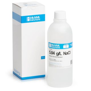 Solución estándar a 5,84 g / L de NaCl, frasco de 500 mL HANNA HI7088L