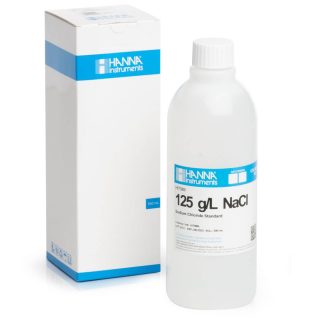 Solución estándar a 125 g / L de NaCl, frasco de 500 mL HANNA HI7089L