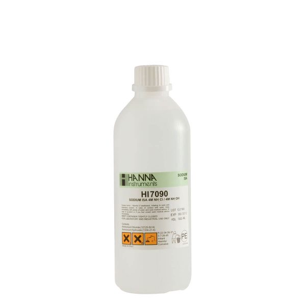 Ajustador de fuerza iónica (ISA) para ISE de sodio (500 mL) HANNA HI7090L