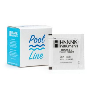 Reactivos para Checker HC de Hierro rango alto, Pool Line (25 Pruebas) HANNA HI7214-25