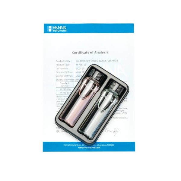 Conjunto estándares para calibración de intervalo ultra bajo de fósforo HANNA HI736-11