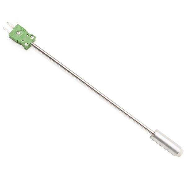 Sonda de termopar tipo K de temperatura de superficie con tubo de acero inoxidable HANNA HI766PB