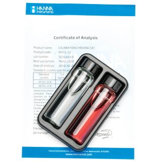 Conjunto de estándares de validación de Checker® HC para nitrato marino intervalo bajo HANNA HI781-11