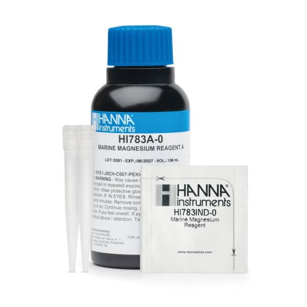 Reactivos para Checker® de magnesio marino (25 pruebas) HANNA HI783-25