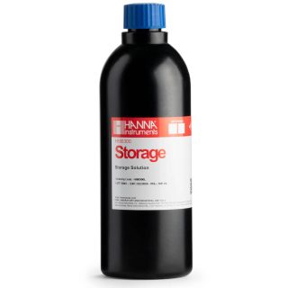 Solución de almacenamiento de electrodos, FDA frasco de 500 mL HANNA HI80300L