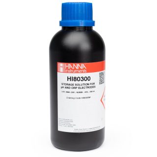Solución de almacenamiento de electrodos, FDA frasco de 230 mL HANNA HI80300M