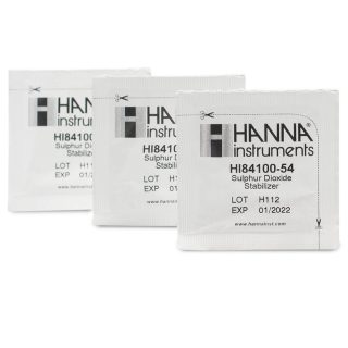 Reactivo estabilizador para dióxido de azufre en el minititulador (100 paquetes) HANNA HI84100-54