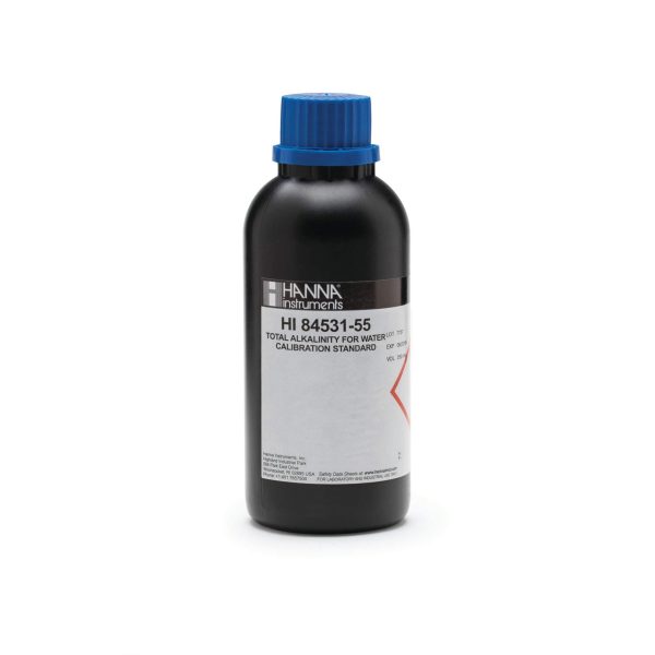 Estándar de calibración de la bomba para el titulador de la alcalinidad en agua (230 mL) HANNA HI84531-55