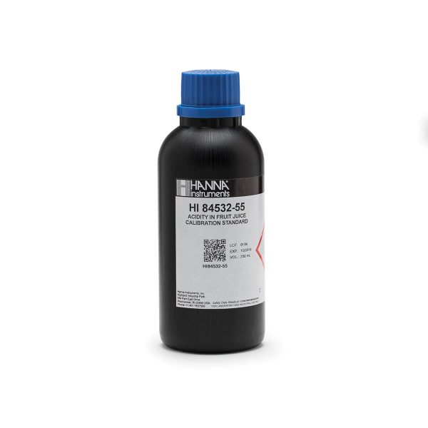 Estándar de calibración de la bomba para el minititulador de jugo de fruta (230 mL) HANNA HI84532-55