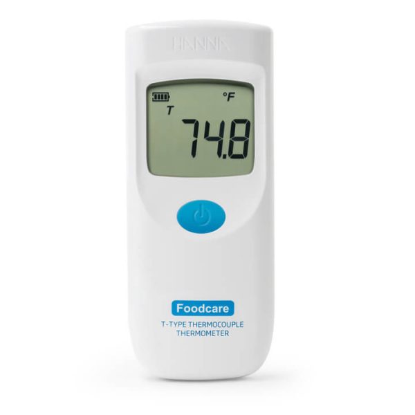 Termómetro Foodcare de termopar tipo T con sonda intercambiable HANNA HI935004