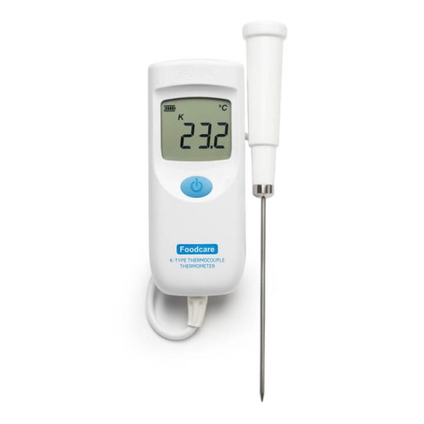 Termómetro Foodcare de termopar tipo K con sonda fija HANNA HI935007
