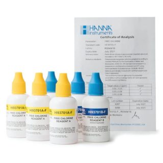 Reactivos líquidos de cloro libre (300 pruebas) HANNA HI93701-F
