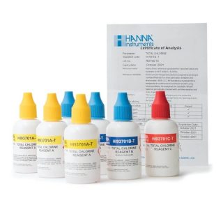 Reactivos líquidos para cloro total (300 pruebas) HANNA HI93701-T