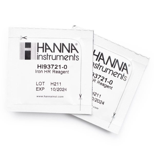 Reactivos para hierro intervalo alto (100 pruebas) HANNA HI93721-01