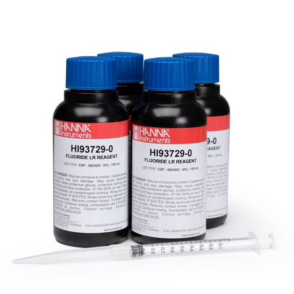Reactivos para fluoruro de intervalo bajo (300 pruebas) HANNA HI93729-03