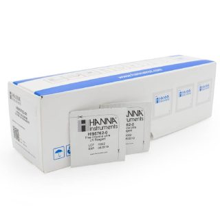 Reactivos de cloro libre de ultra bajo intervalo (100 pruebas) HANNA HI95762-01
