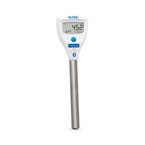 Medidor de pH con tecnología Bluetooth® HALO2 para cerveza HANNA HI9810312