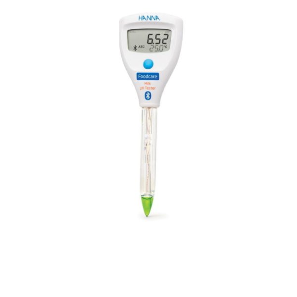 Medidor de pH con tecnología Bluetooth® HALO2 para leche HANNA HI9810342