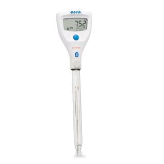 Medidor de pH con tecnología Bluetooth® HALO2 para laboratorio (rellenable) HANNA HI9810402