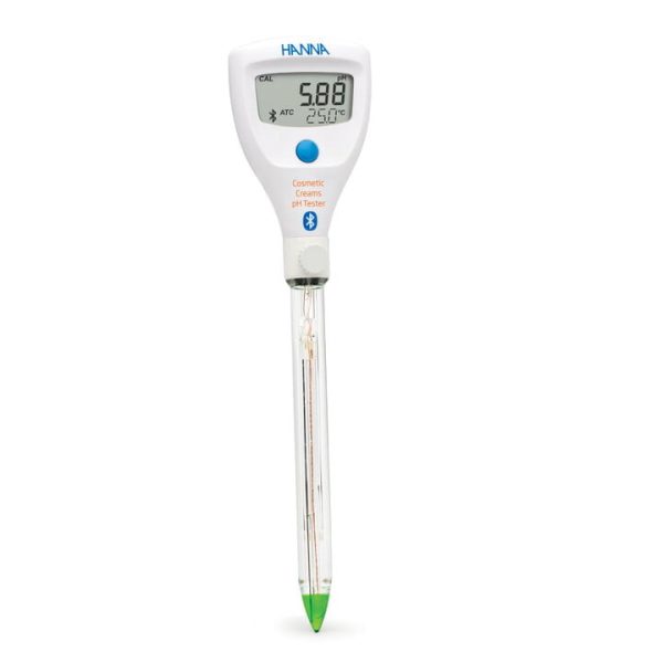Medidor de pH con tecnología Bluetooth® HALO2 para cremas cosméticas HANNA HI9810432