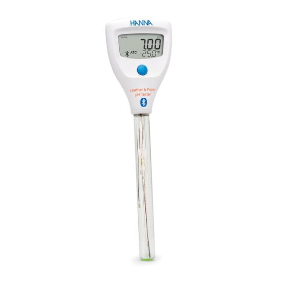 Medidor de pH con tecnología Bluetooth® HALO2 para cuero y papel HANNA HI9810442
