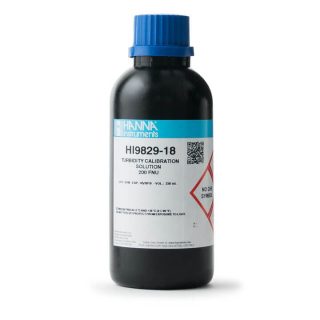 Solución de calibración de turbidez de 200 FNU (230 mL) HANNA HI9829-18