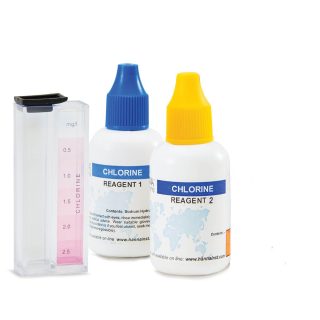 Kit químico de pruebas para cloro libre HANNA HI3831F