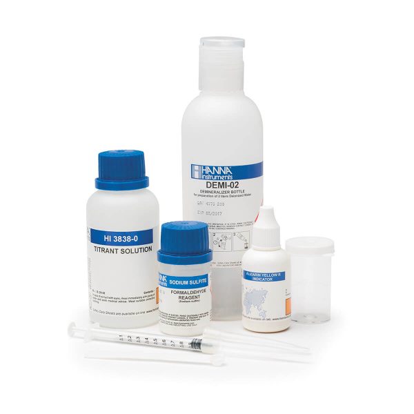 Kit químico de pruebas para formaldehído HANNA HI3838