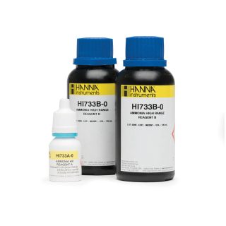 Reactivos para Checker® HC de amoniaco intervalo alto (25 Pruebas) HANNA HI733-25
