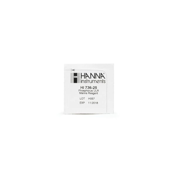 Reactivos para Checker® HC de fósforo intervalo ultra bajo (25 pruebas) HANNA HI736-25