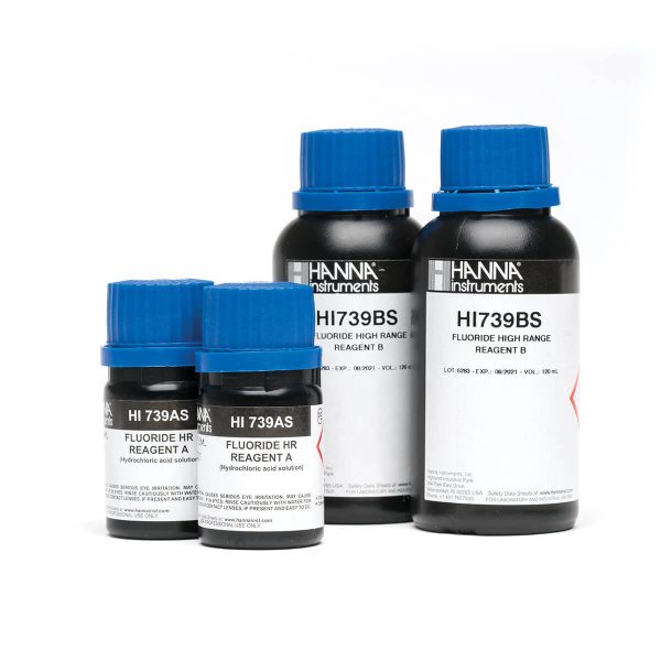 Reactivos para Checker® HC de fluoruro intervalo alto (25 pruebas) HANNA HI739-26