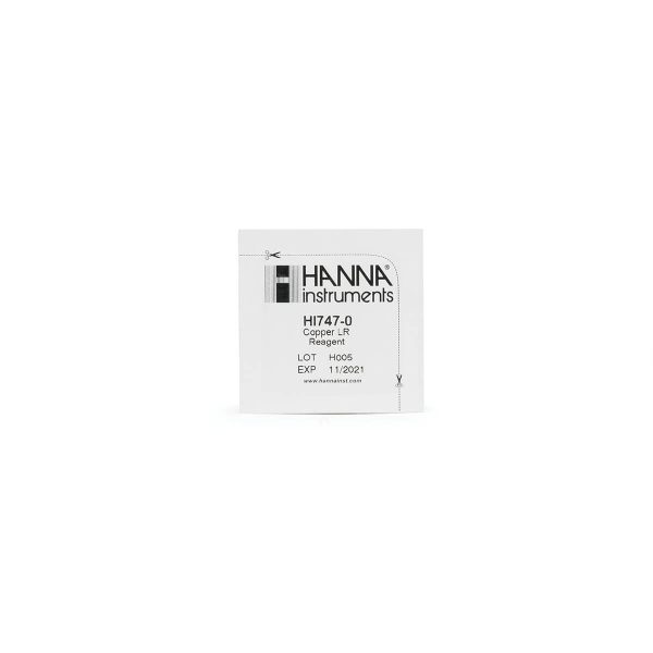 Reactivos para Checker® HC de cobre intervalo bajo (25 pruebas) HANNA HI747-25