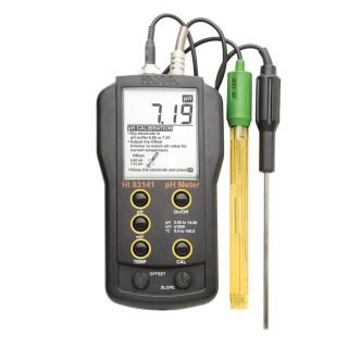 Medidor analógico de pH/mV/°C con electrodo HI1230B HANNA HI83141-1