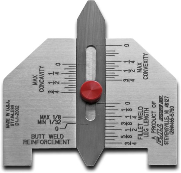 Calibrador de soldadura AWS GAL CAT-6