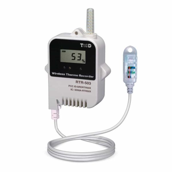 Datalogger de  Temperatura y Humedad con sensor externo TANDD RTR-503/503L