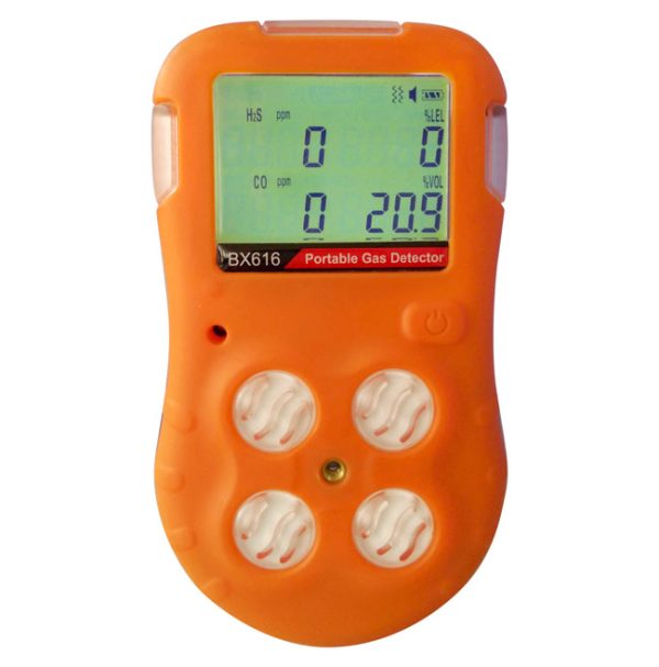 Detector de gases múltiples Gases Combustibles LEL / O2 / CO / H2S HANWEI BX616