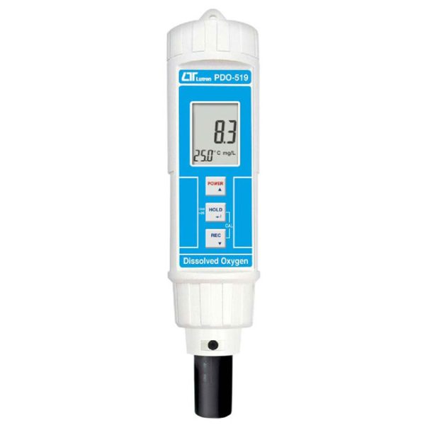 Medidor de oxígeno disuelto con sensor integrado LUTRON PDO-519