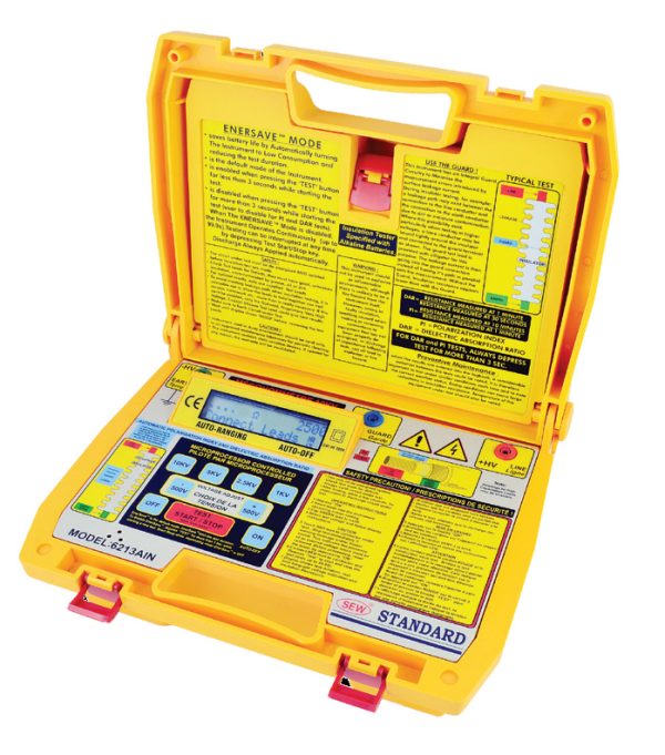 Megohmetro digital de 10,000 Voltios SEW SW6213AIN