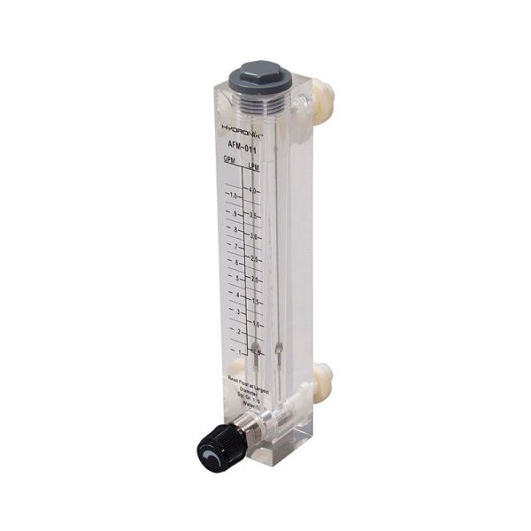 Medidor de flujo de agua 3/8″ m/npt de 0.8 a 8.0 lpm para montaje en panel HYDRONIX (AFM-022)