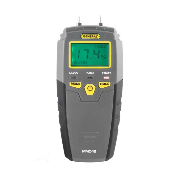 Medidor de humedad de madera/concreto/otros GENERAL TOOLS (MMD4E)