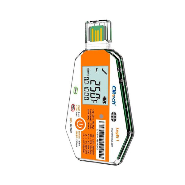 Registrador de temperatura de un solo uso ELITECH (LOGET1)
