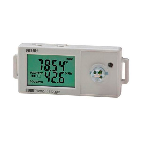 Registrador de temperatura y humedad relativa 2.5% sensor hr reemplazable HOBO (UX100-011A)