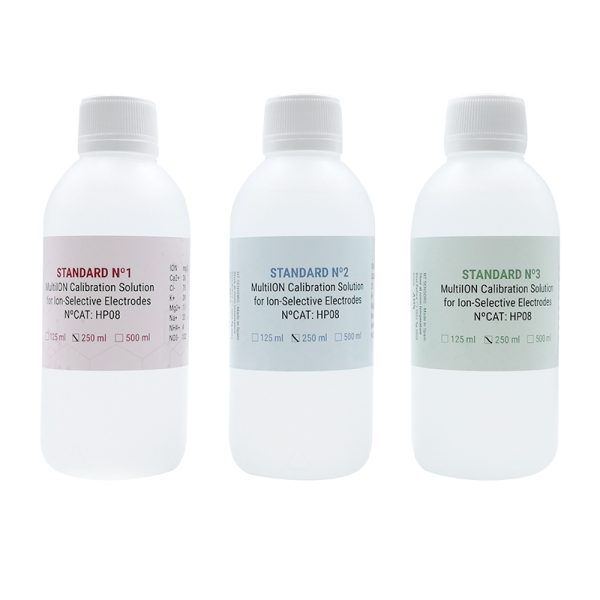 Solución de calibración multi ion p1, p2 y p3; 3 fco x 250ml IMACIMUS (HP08-250)